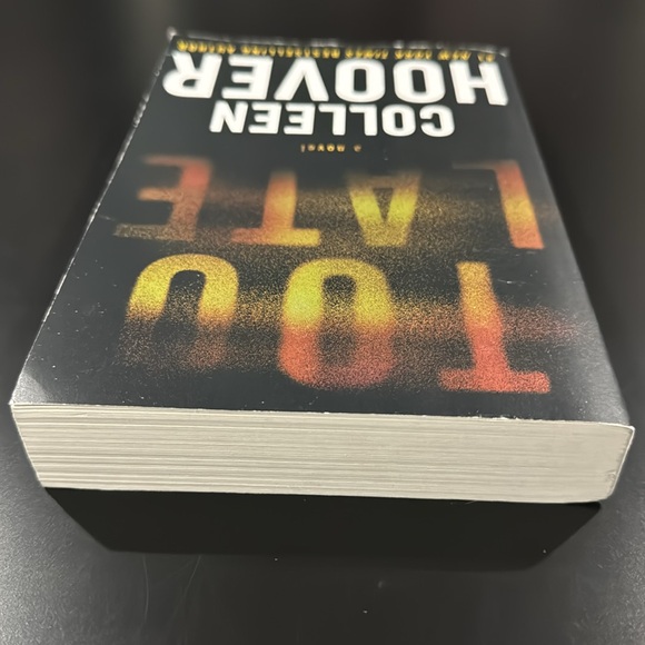 Too Late by Colleen Hoover - Paperback Novel - Picture 6 of 12